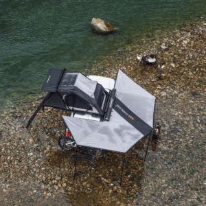 ADA OVERLAND Automatic Pop up Roof Top Tent 300D Elastic Silk Fabric Graphene Coating Waterproof Hard Shell Car Tent
