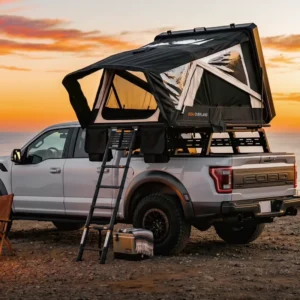 ADA OVERLAND Four Season Roof Top Tent Aluminum Hard Shell Waterproof UV Protected Tent Auto Open