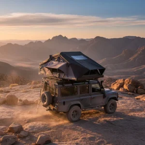 ADA OVERLAND New Arrival Hard Shell Car Roof Tent Foldable Design for 2 3 People Fit for 4×4 Offroad Camping