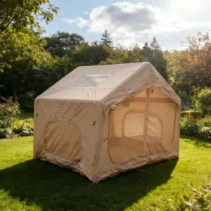AIR-0402 Lightweight 300D Oxford Waterproof Air Tent with Skylight, One Bedroom, Double Layer