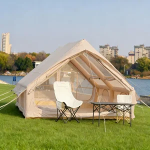 AIR0502 Summer Hunting Tent, Double-Layer, One Bedroom, Living Room, 300D Oxford Fabric, Waterproof >3000 mm, Skylights