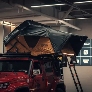 Ada Overland Foldable Hard Shell Roof Top Tent Pu Coating Family Car Rooftop Camping Tent for 5 Person