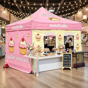 Adjustable Aluminum Waterproof Windproof Custom Folding Canopy Tent Indoor/Outdoor Trade Show