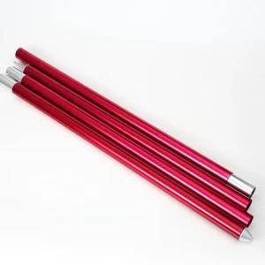 Adjustable Telescopic Aluminum 7075 Alloy Tent Pole 19 22mm Diameter Anodized Surface Custom Cutting Bending for Event Tents