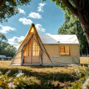Adventure Air Tent with High Density PE Floor Sheet Oxford Fabric Inflatable Camping Tent Mountain Escape Waterproof Portable