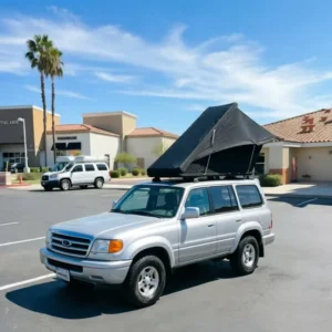 Adventure Lightweight Aluminum Alloy Hard Shell Rooftop Tent Waterproof 2 to 3 Person Car Top Tent for Camping