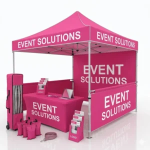 Advertising Event Tent OEM Custom Logo Waterproof Fireproof Aluminum Frame Oxford Fabric for Trade Show Booth