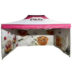 Advertising Outdoor Waterproof Folding Aluminum 3X3 Canopy Tent Exhibition Marquee Gazebo Pop up Custom Printed