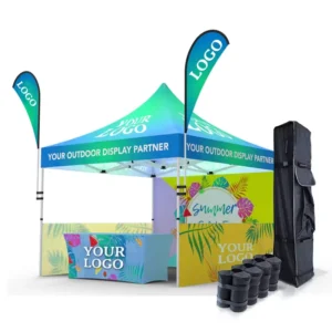 Advertising Trade Show Marquee Tents Outdoor Party Event Instant Promotional Branded Gazebo Custom Printed Folding Canopy