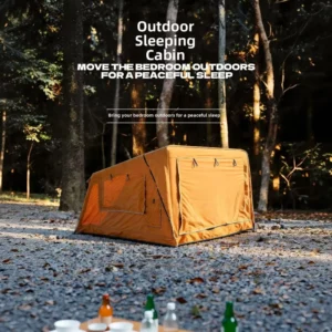 Aesthetic Ear Cabin Inflatable Air Tent 2.3×2.4m Breathable Cotton Waterproof Four-season Luxury Glamping Small Family Instant