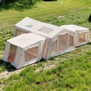 Air Glamping Waterproof Tents Outdoor Camping Inflatable Tent for 6 10 Persons
