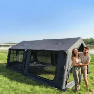 Air Tent Easy Setup Waterproof PVC Oxford Glamping Tent 4 6 People Camping Inflatable Winter Outdoor 12