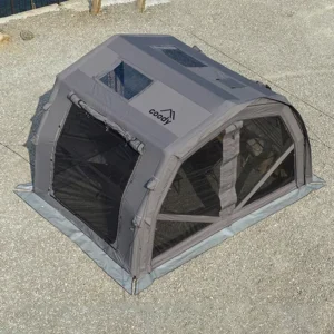 Air Tent Gray Camping Waterproof Cotton Inflatable Tent For Outdoor Adventures Heavy Duty