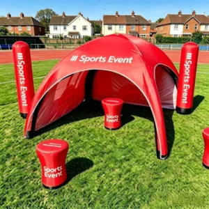 Airtight Custom Logo Inflatable Dome Tent, Giant Air-Sealed Canopy for Sports, Racing, and Events