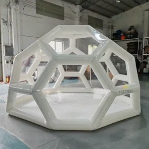 Airtight Outdoor Inflatable Soccer Shape Bubble Camping Hotel Tent Inflatable Jungle Bubble Lodge Ubud Tent
