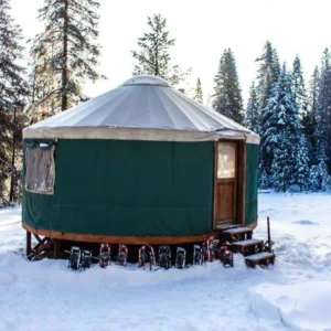 All-Season 3 m Diameter Glamping Yurt Tent