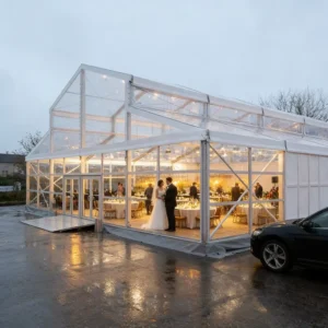 All Season Aluminum Wedding Tent Windproof Snowproof Flexible Expansion Stable Structure For Catering Event
