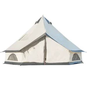 All Season Glamping Pyramid Tent Durable Polyester Cotton Canopy Yurt Style Design Wilderness Camping Outdoor Adventures