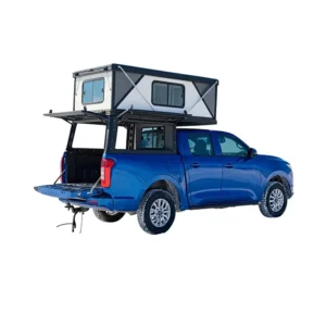 All Season Pickup Truck Camper Pop Up Hard Shell Aluminum Snowproof Rainproof