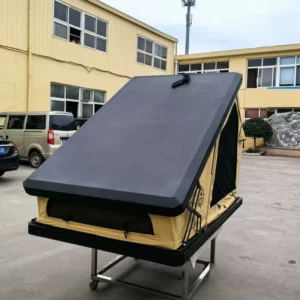 All Season SUV & Truck Roof Tent Sturdy Aluminum Hard Case Thick Mattress Mesh Windows & Rainfly Included
