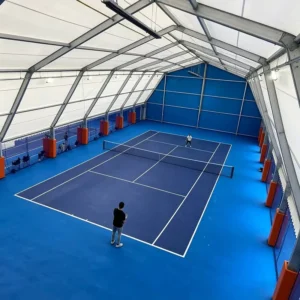 All Season Sports Tent Aluminum Alloy PVC Tarpaulin Windproof Snowproof For Football Pickleball Venue