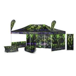 All Seasons 3*6m Double Layer 600D Oxford Fabric Waterproof Trade Show Tent Aluminum Steel Pop Trade Show Canopy