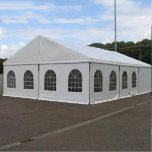 All Weather Extended Marquee Storage Tent Heavy Duty PVC Tarpaulin Waterproof & Fireproof