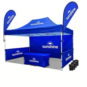 All-Weather Heavy-Duty Pop-Up Canopy Event Shelter 10×10 / 10x20ft with Sidewalls