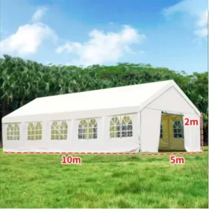 All-Weather Oxford Fabric Canopy Steel Roof with >3000mm Waterproofing for Wedding & Party Tent