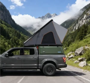 All-Weather Quick Pop-Up Rooftop Tent 1-3 Person Waterproof Polyester Aluminum Alloy Frame for Year-Round Outdoor Camping