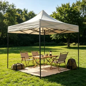 All-Weather Reinforced Frame Tent Fully Rainproof for Sporting Events, Ceremonies & Farmers Markets Event Tent