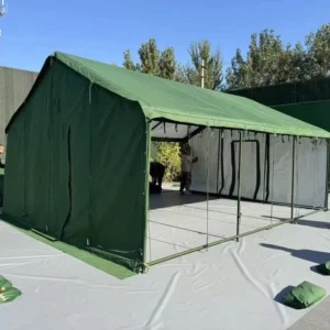 All Weather Water Resistant Africa Canvas Metal Steel Frame Large Camping Tent with Special Design