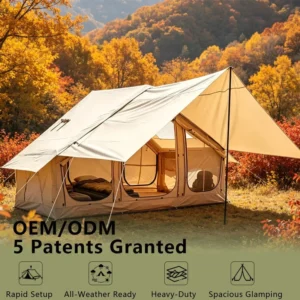 All in One Kit Included Inflatable Tents for Hassle Free Setup