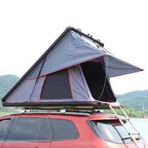 Aluminium Alloy Rooftop Tent for 2-3 People Waterproof Lightweight Car Camping Tent with Quick Setup