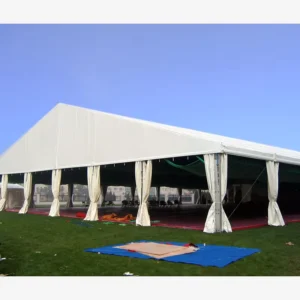 Aluminium Frame PVC Fabric Wedding Tent, 5×10 Metres, 500-Person Capacity