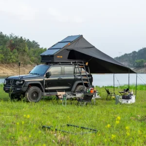 Aluminium Rooftop Tent Sedan Rooftop Tent Con Luz