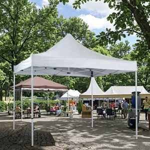 Aluminum 10×10 Waterproof Outdoor Folding Pop-up Canopy Tent for Trade Shows and Commercial Events