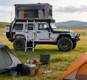Aluminum 2-3 Person Hard Shell Rooftop Tent for Car