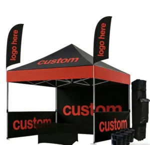 Aluminum 3x3m (10x10ft) Oxford Folding Trade Show Tent, Waterproof