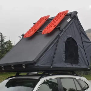 Aluminum 4 Person 4×4 Hard Shell Rooftop Tent Triangle Solar for Camping