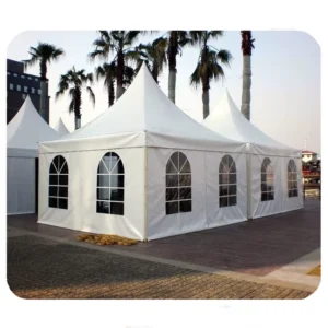 Aluminum 5*5m White PVC Party Event Wedding Pagoda Tents for Sale