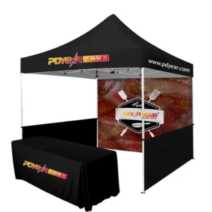 Aluminum 500D Oxford Fabric Waterproof Fire-Retardant UV-Resistant 10x10ft Outdoor Advertising Trade Show Tent