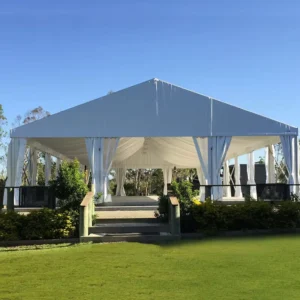 Aluminum Alloy A-Frame Tent Waterproof PVC Gable Tent Outdoor Wedding Party Event Marquee Custom Size Clear Span Shelter