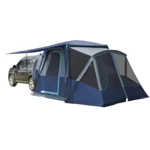 Aluminum Alloy Bracket Outdoor Camping Tent Windproof & Rainproof Portable Car Tent With Sunshade Screen Vestibule and Awning