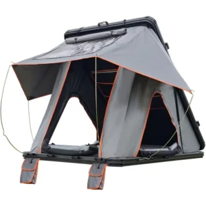 Aluminum Alloy Car Rooftop Tent, Hydraulic Automatic Opening, Four-Season, Double-Layer, Waterproof Hard Shell, Triangle Design