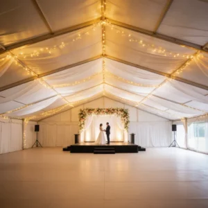 Aluminum Alloy Catering Marquee Wedding Party Tent Flexible Extension Anti Wind Anti Snow Sturdy