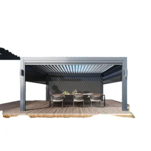 Aluminum Alloy Frame Gazebo with Waterproof Adjustable Canopy