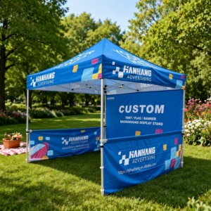 Aluminum Alloy Frame Oxford Fabric Waterproof Portable Canopy Tent with Thermal Transfer Printing for Weddings