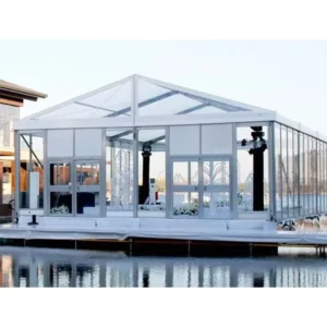 Aluminum Alloy Frame PVC Fabric Four Season Waterproof Fire Retardant Wedding Party Tent Marquee 12x24m 200 Seats 3000mm+