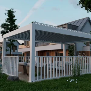 Aluminum Alloy Gazebo Outdoor Garden Grape Arbor and Sunshade Canopy